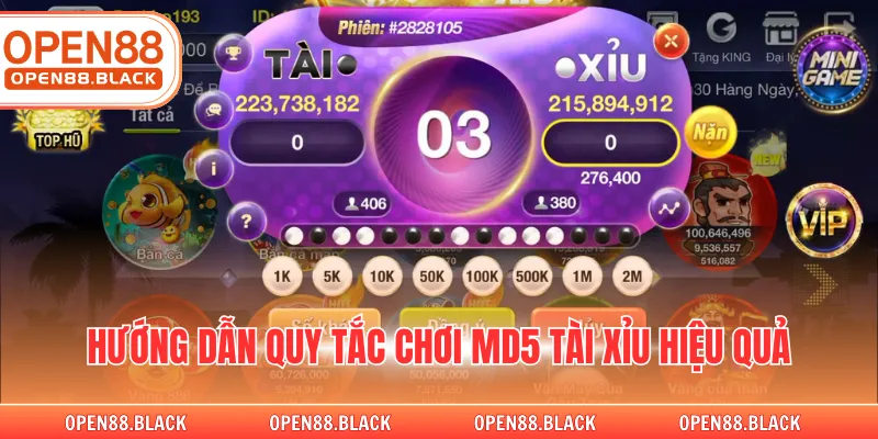 Hướng dẫn quy tắc chơi md5 tài xỉu hiệu quả